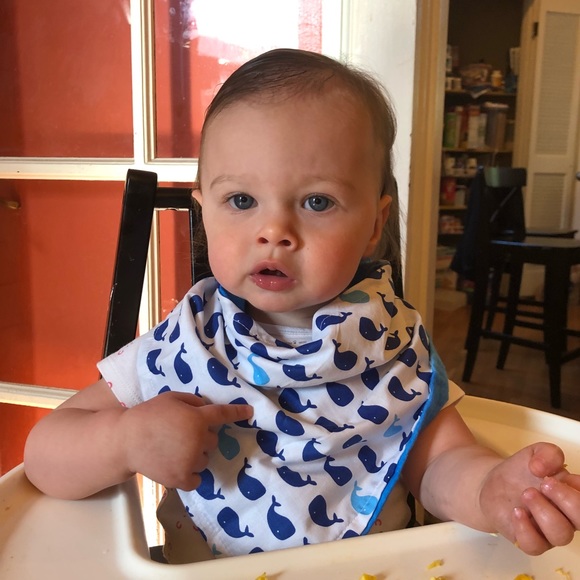 Handmade Reversible Bandana Bib - Picture 1 of 2